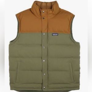 Patagonia Bivy Reversible Down Vest Fatigue Green men’s XS women’s S